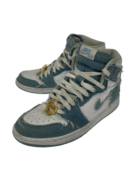 NIKE WMNS AIR JORDAN 1 RETRO HIGH OG DENIM 27.5cm