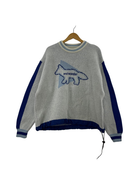 MAISON KITSUNE and wander 574-3284908 knit pullover サイズ5