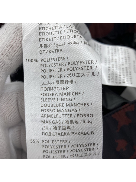 McQ ALEXANDER McQUEEN PUMA パンツ バーガンディプリントナイロンカーゴ