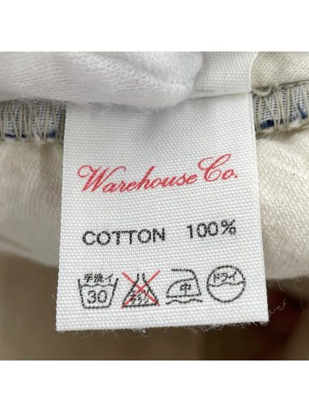 WAREHOUSE チェックハーフパンツ 赤 (W32)