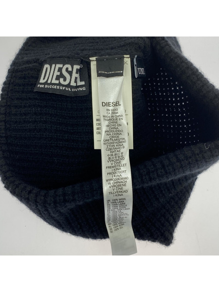 DIESEL ニットビーニー 黒