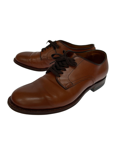 ALDEN MILITARY プレーントゥレザーシューズ 26.0 ブラウン[値下]
