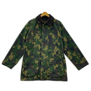 Barbour ジャケット Bourne Camo/Waxed Jacket (M)