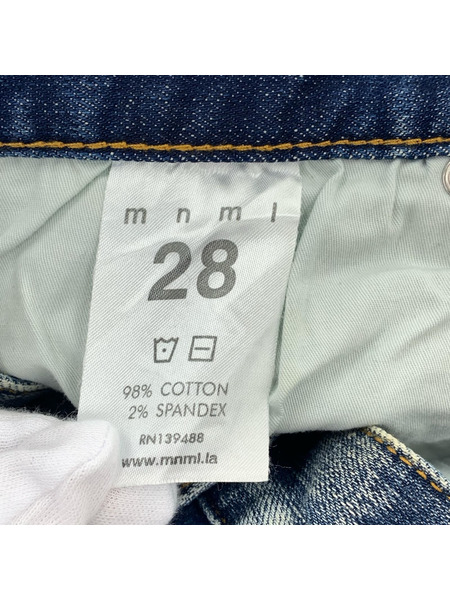 mnml デニム・ジーンズ mnml クラッシュ スキニ