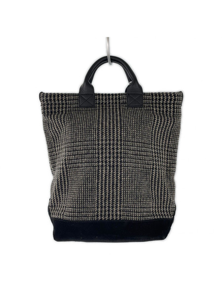 Hender Scheme ハンドバッグ 25SA tweed tote small black