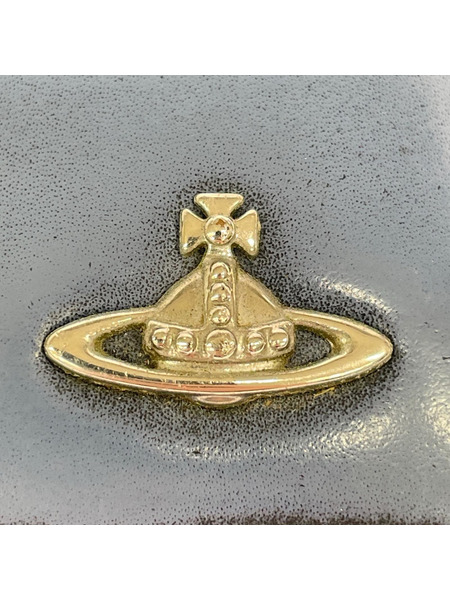 Vivienne Westwood コンパクトウォレット 2ツ折リ レザーウォレット ネイビー