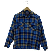 PENDLETON チェック オープンカラーシャツ M