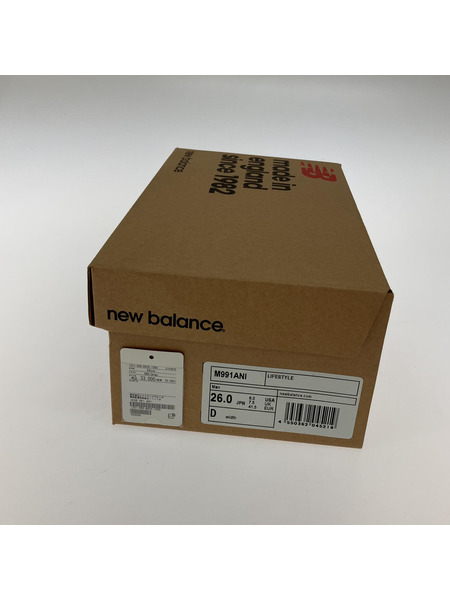 NEW BALANCE M991ANI イングランド製 26.0cm