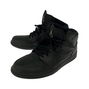 NIKE JORDAN 1 MID BLACK 31.0cm