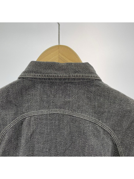 RRL 長袖シャツ ブラックシャンブレーシャツ (M) 黒