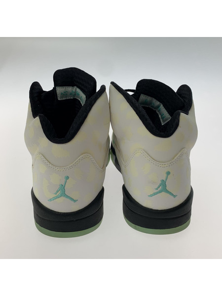 NIKE AIR JORDAN 5 RETRO SNGL DY ハイカットスニーカー ホワイト (28.5cm)