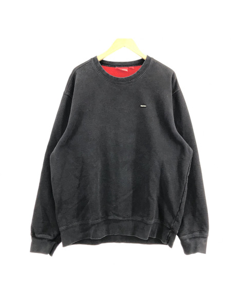 Supreme contrast small box logo crewneck BLK (XL)｜商品番号：2100220722831 -  買取王国ONLINESTORE