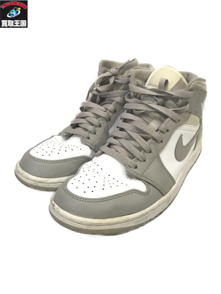 NIKE AIR JORDAN 1 MID COLLEGE GREY/26.5cm/554724-082/グレー/ナイキ/スニーカー