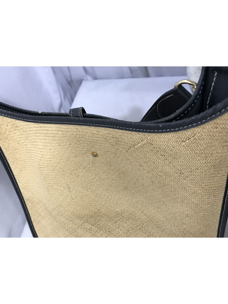 ハンドバッグ HERMES エブリンPM ストロー ナチュラル/ストロー