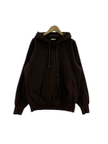 AURALEE パーカー HIGH COUNT HEAVY SWEAT 茶 (4) A22AP01HU