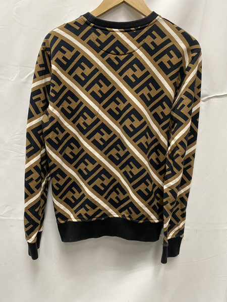 FENDI/ズッカ柄/FFロゴスウェット/M/FENDI FY0944 A7A9