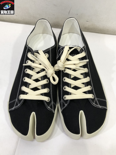 MAISON MARGIELA　TABI CANVAS SNEAKERS(45)/30cm/黒/メゾンマルジェラ