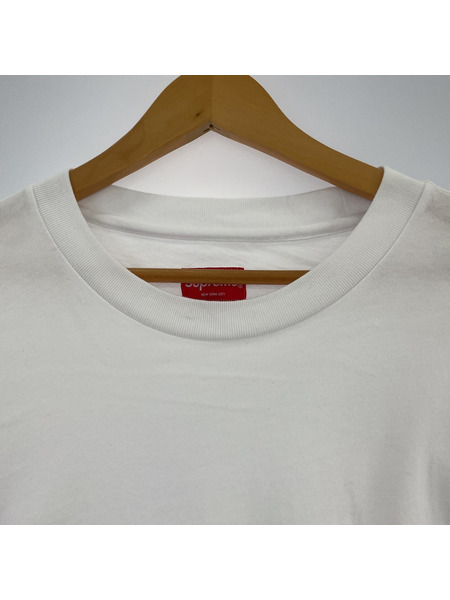 Supreme small box logo tee 白 L