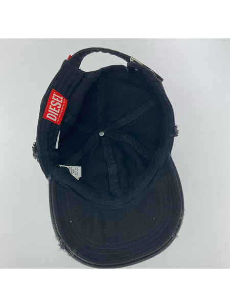 DIESEL キャップ C-OLTON-BLACK-D
