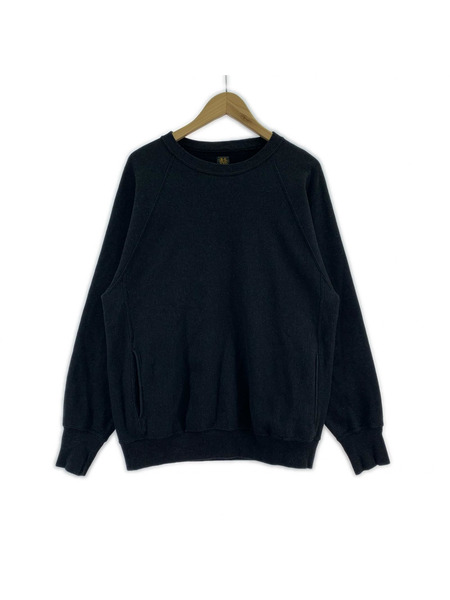 BATONER 25AW MERANGE COLOR JUMBERCA URAKE CREW NECK 1 チャコール