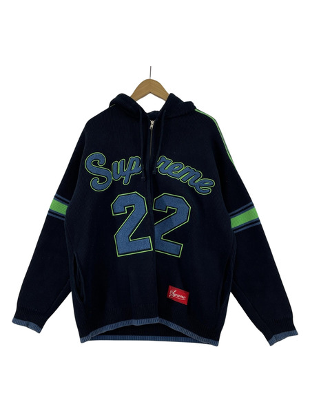 Supreme 22ss Sport Zip Up Hooded Sweater L