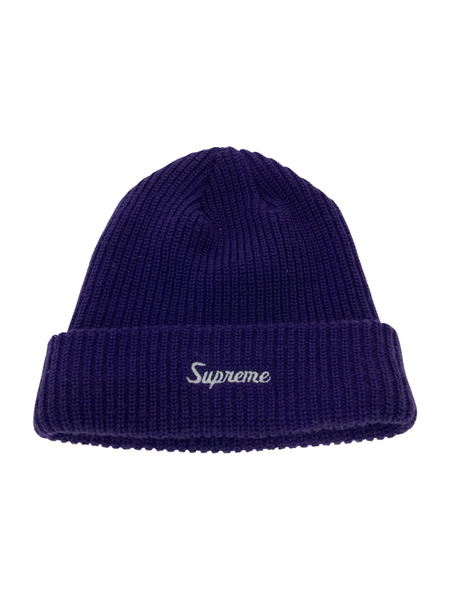 Supreme Loose Gauge Beanie Bright Purple