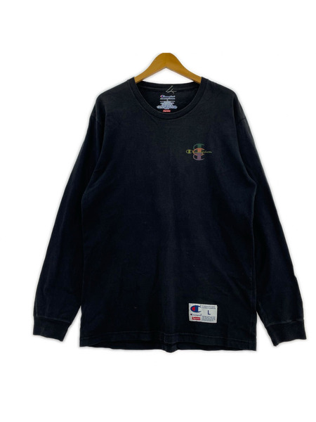 Supreme 長袖Tシャツ・カットソー １７AW ×Champion L/STee  L