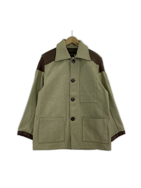 ブルゾン・ジャンパー Style eyes ウール ホースハイド ベージュ (38)