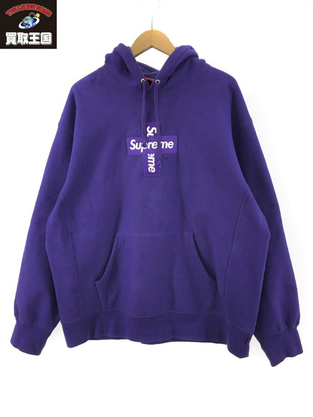 neweraSupreme 20AW  Cross Box Logo Hoodie