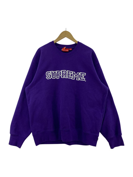 Supreme 21AW shattered Logo crewneck L 紫