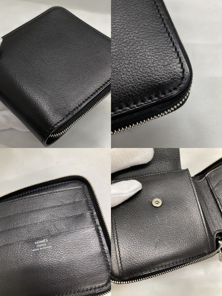 HERMES コンパクトウォレット ジップアンゴーⅡ シェーヌダンクル
