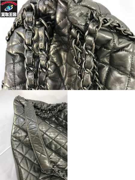 CHANEL ハンドバッグ アラウンドチェーンバッグ　シルバー