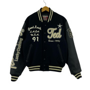 TED COMPANY ブルゾン・ジャンパー TDJ-16000/フルデコ/ワペン/袖レザー/黒/40