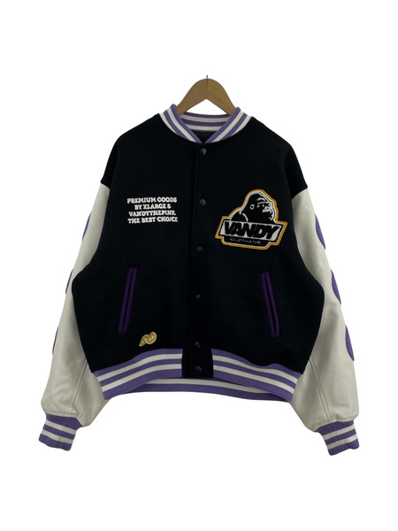 XLARGE×VANDY THE PINK VARSITY JACKET(M)