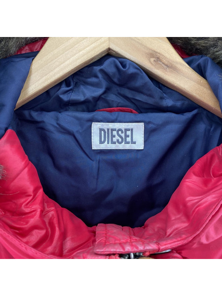 DIESEL/ダウンコート/RED