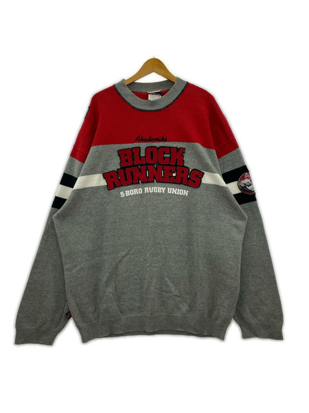 ニット・セーター Akademiks BLOCK RUNNERS/ニット/XXL