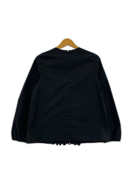 UNITED ARROWS ソノ他 リッチフリルブラウス/黒