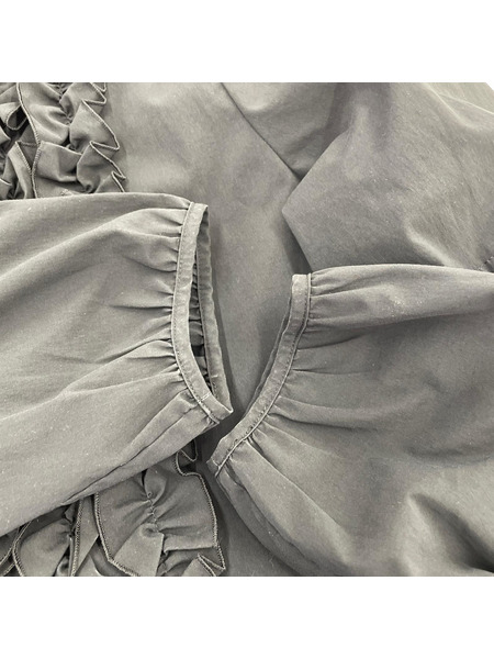 UNITED ARROWS ソノ他 リッチフリルブラウス/黒