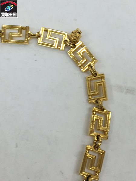 アクセサリー VERSACE メデューサロゴ　グレカマニア　ブレスレット