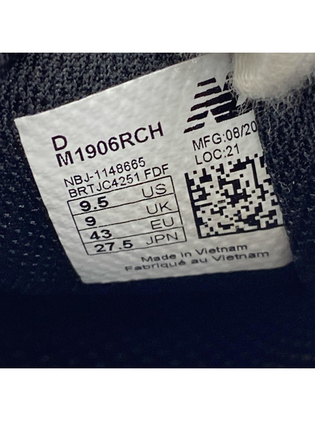 NEW BALANCE スニーカー 1906R "Black" 27.5