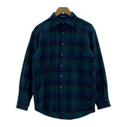 PENDLETON USA製　ウールチェックシャツ　緑