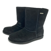 emu ブーツ Paterson Lo ムートンブーツ 黒 (25.0)