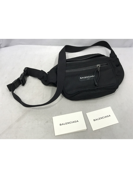 ボディバッグ エクスプローラー ベルトバッグ ブラック