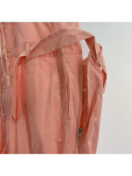 midorikawa オーバーオール ツナギ 24SS H/S JUMP SUITS PINK (L)