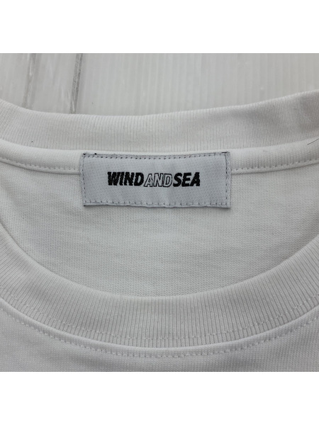 WIND AND SEA/Rhine Stone S/S T-shirt/22SS/白