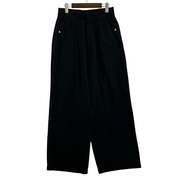 AZUMA×APOCRYPHA 2タックワイドパンツ 22AH-PT-02 黒 (-1)