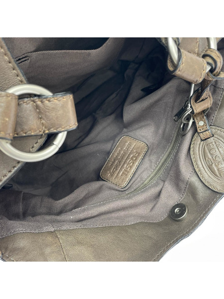 FOSSIL トートバッグ long live vintage レザー