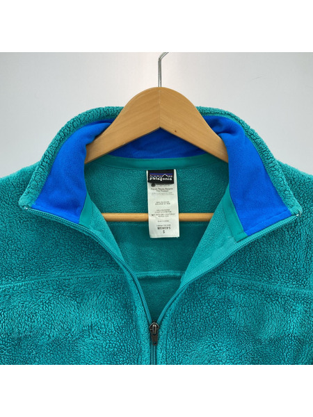patagonia 11 ハーフジップ フリースジャケット S 水色