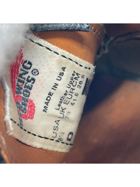RED WING シューズ 10年製 8106 オックスフォード (26.5) 黒