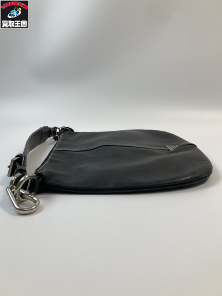 PRADA プラダ レザー ショルダーバック ブラック